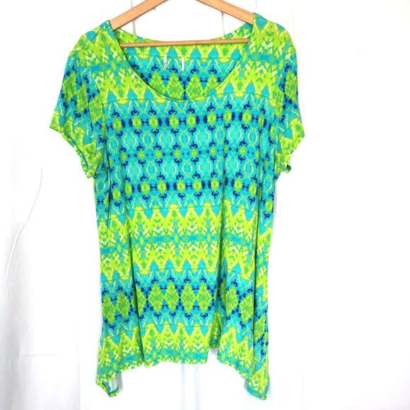 Ruby Rd Size XL Womens Top Polyester Assymetric Hem Gently worn - Picture 3 of 13